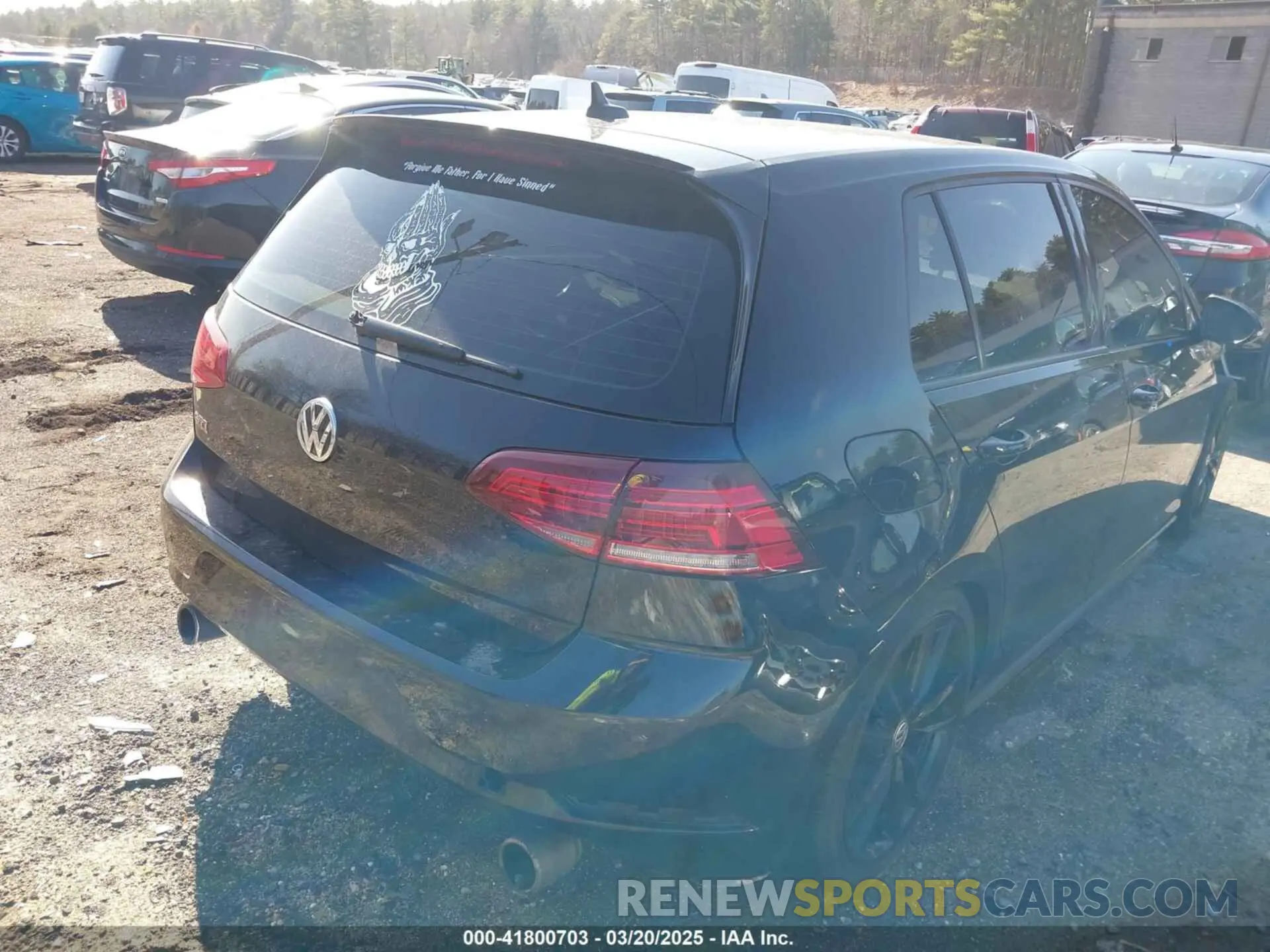 4 fotografías del automóvil dañado 3VW6T7AU1MM008104 VOLKSWAGEN GOLF GTI 2021