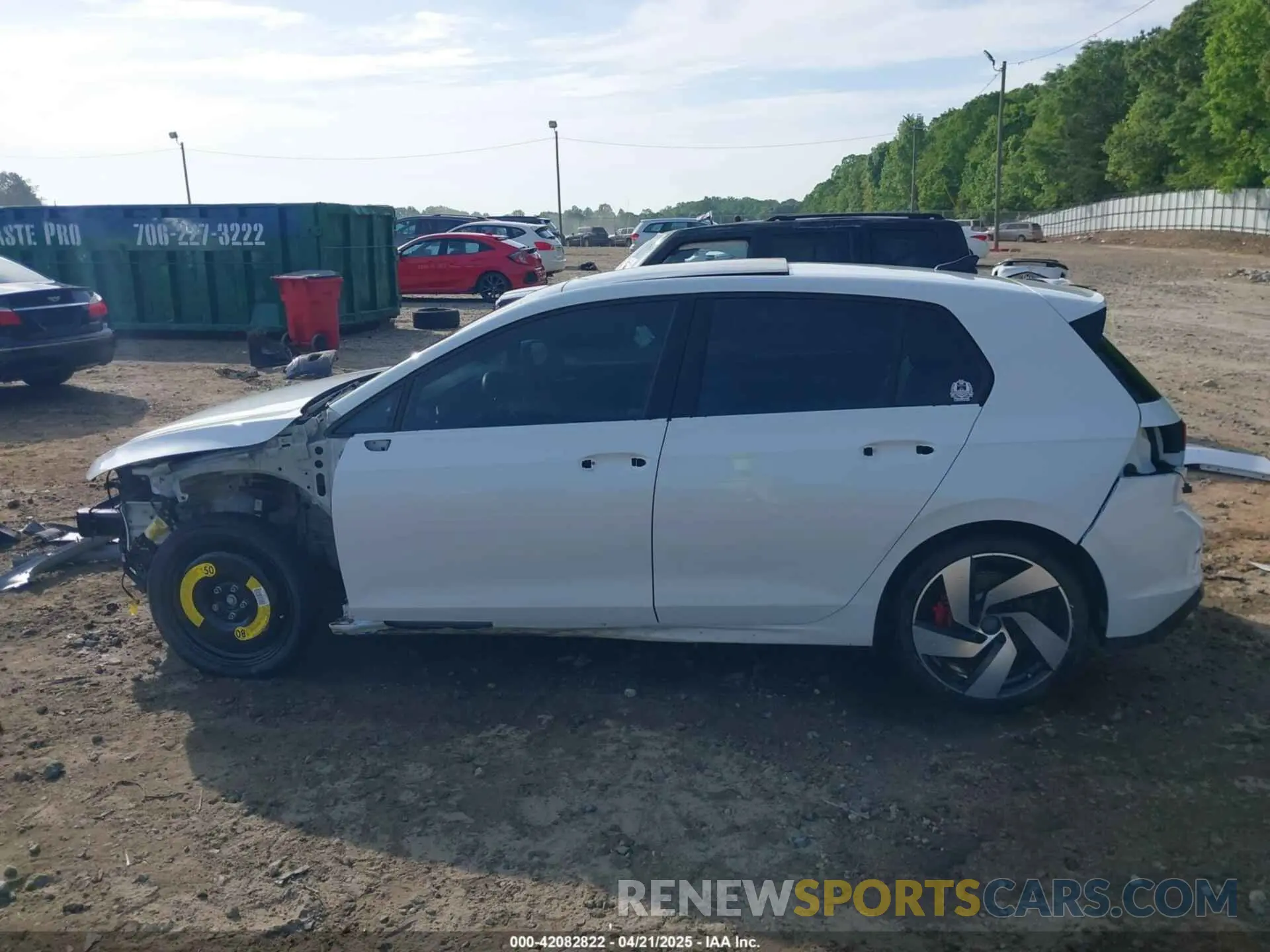 15 fotografías del automóvil dañado WVW387CD0NW220577 VOLKSWAGEN GOLF GTI 2022