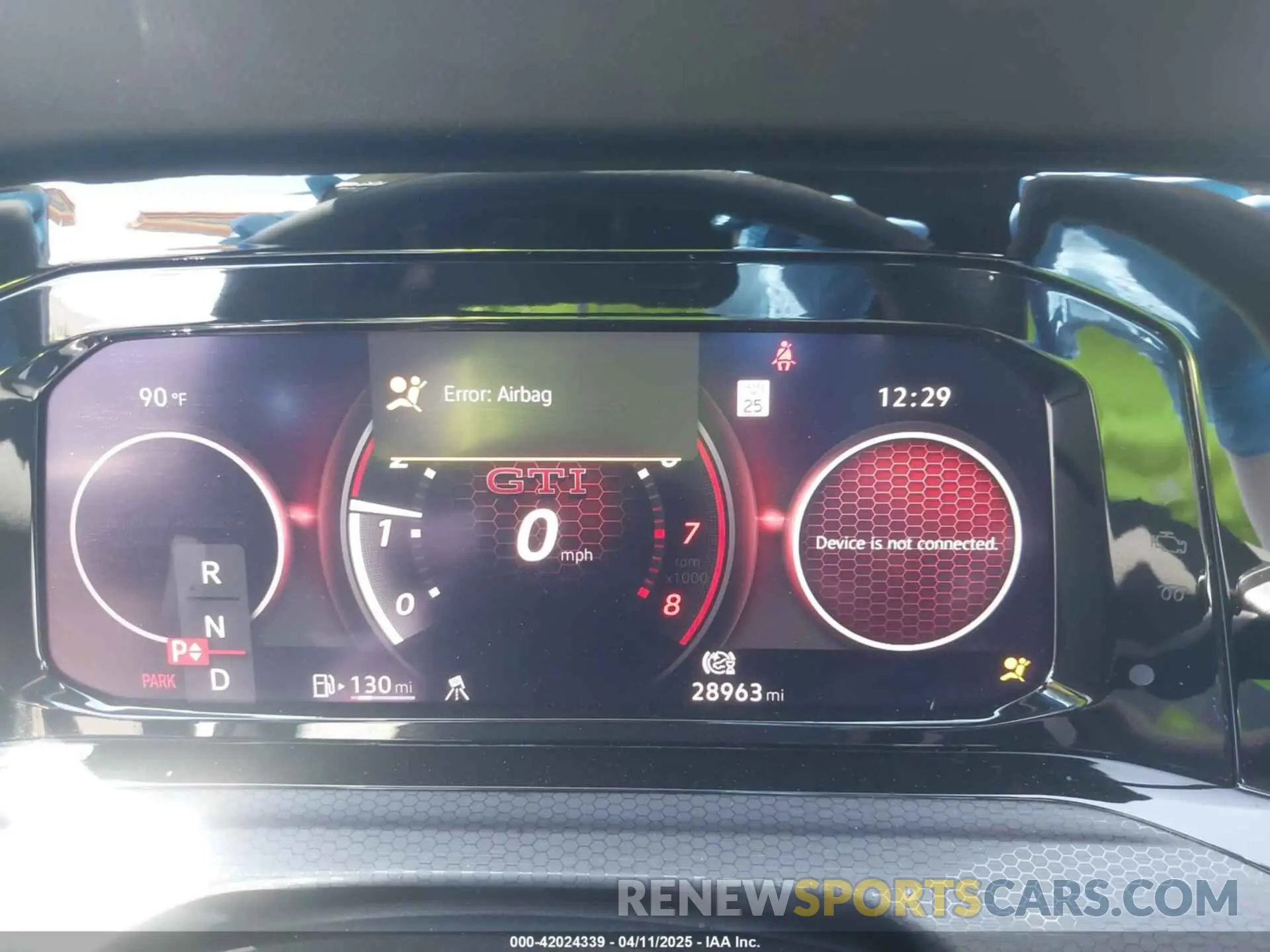 7 fotografías del automóvil dañado WVW3A7CD4RW155842 VOLKSWAGEN GOLF GTI 2024