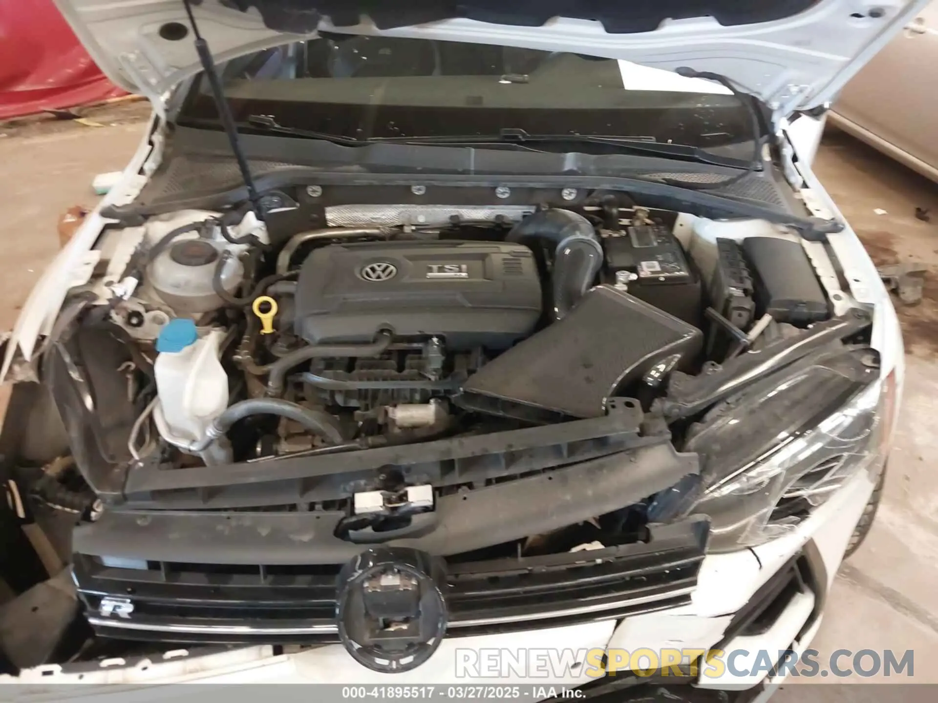 10 fotografías del automóvil dañado WVWVA7AU4KW219878 VOLKSWAGEN GOLF R 2019