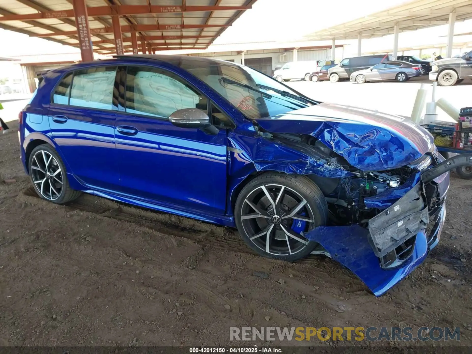 1 fotografías del automóvil dañado WVWEB7CD6RW143164 VOLKSWAGEN GOLF R 2024