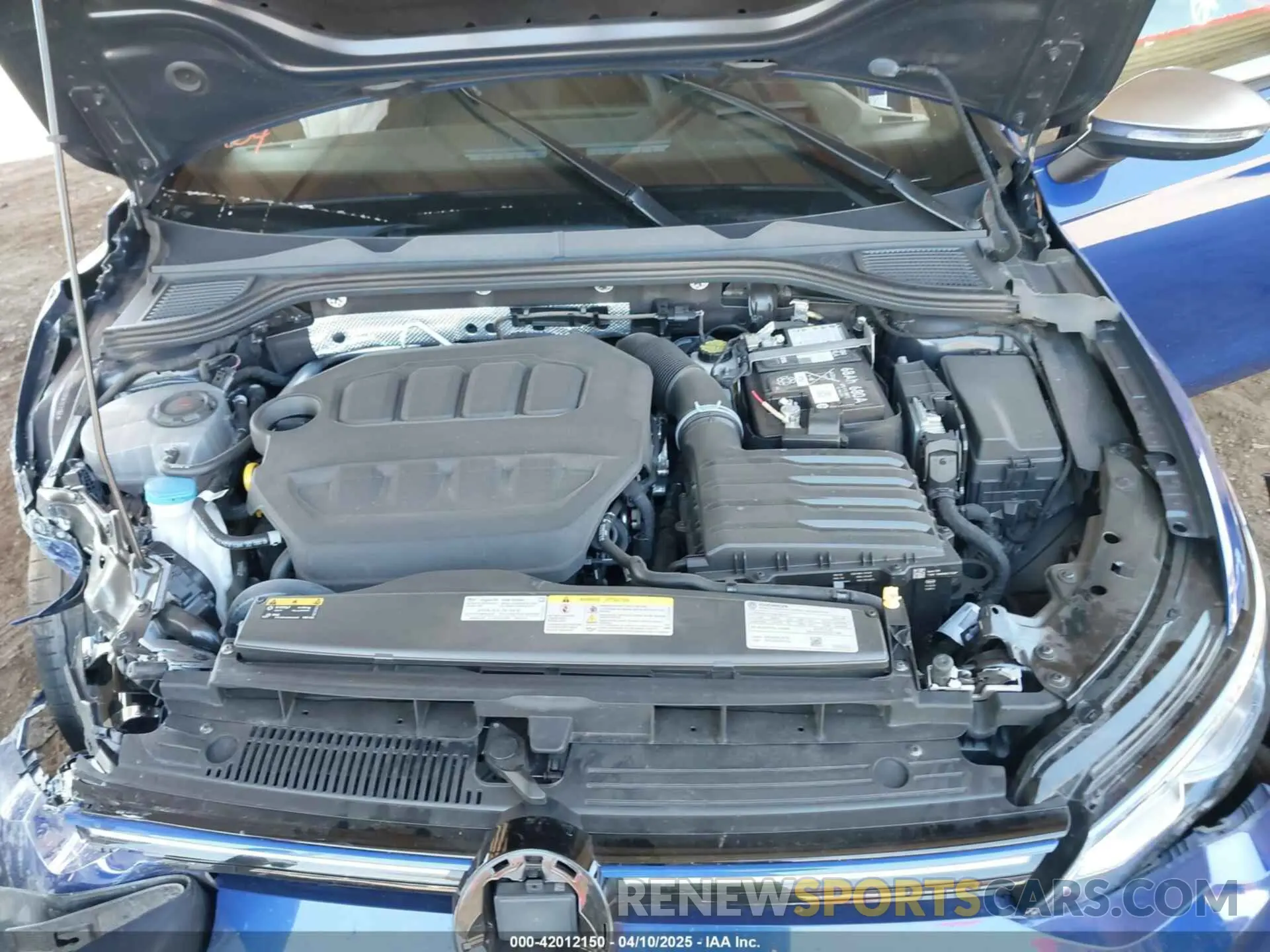 10 fotografías del automóvil dañado WVWEB7CD6RW143164 VOLKSWAGEN GOLF R 2024