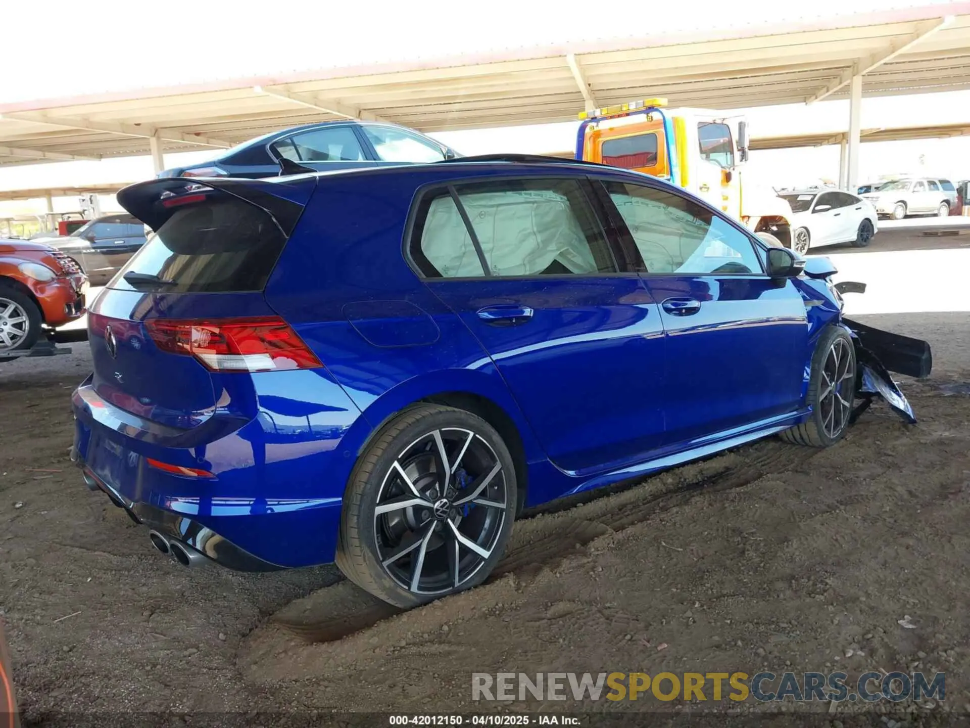 4 fotografías del automóvil dañado WVWEB7CD6RW143164 VOLKSWAGEN GOLF R 2024