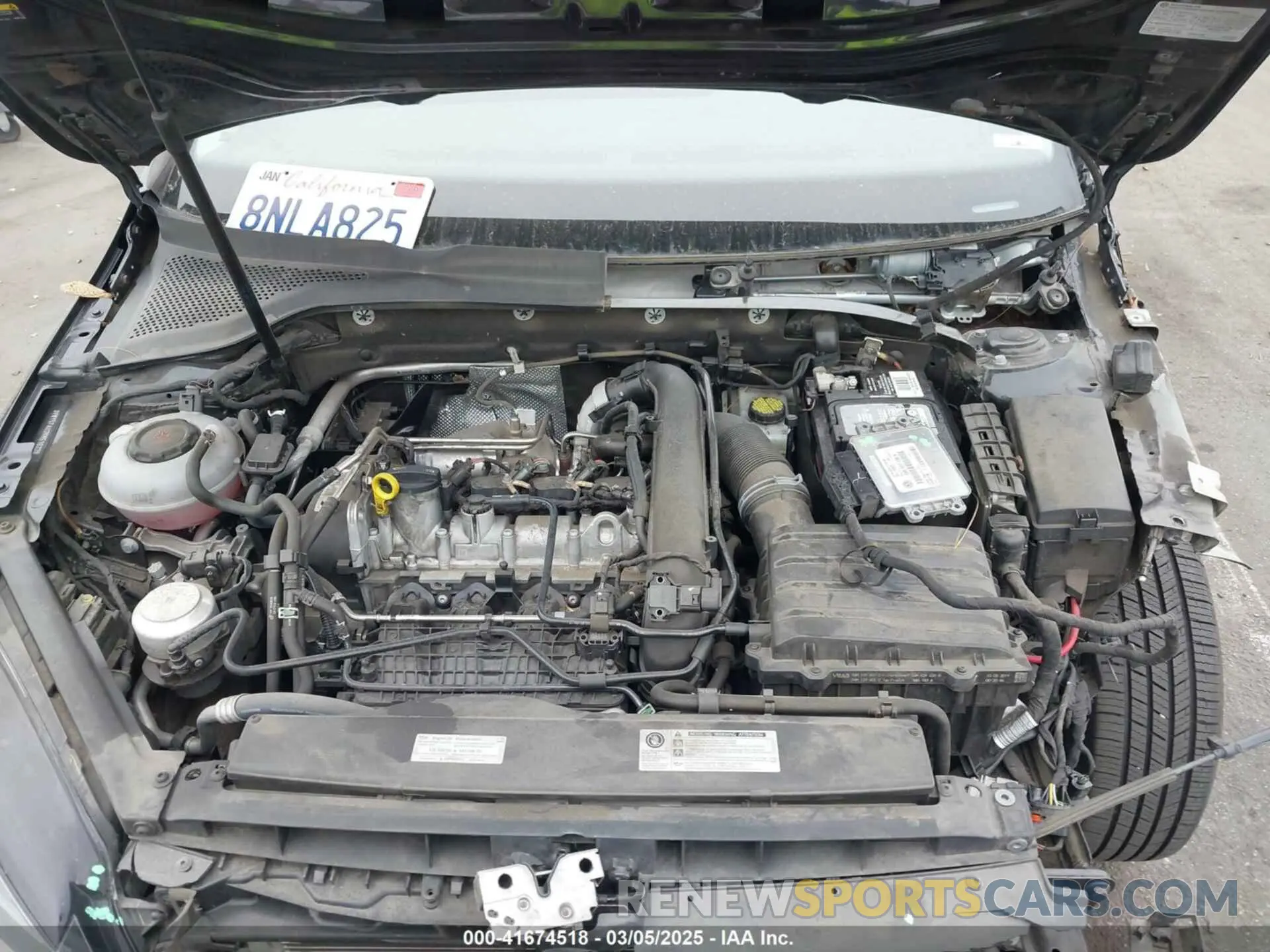 10 fotografías del automóvil dañado 3VWY57AU2KM516226 VOLKSWAGEN GOLF SPORTWAGEN 2019