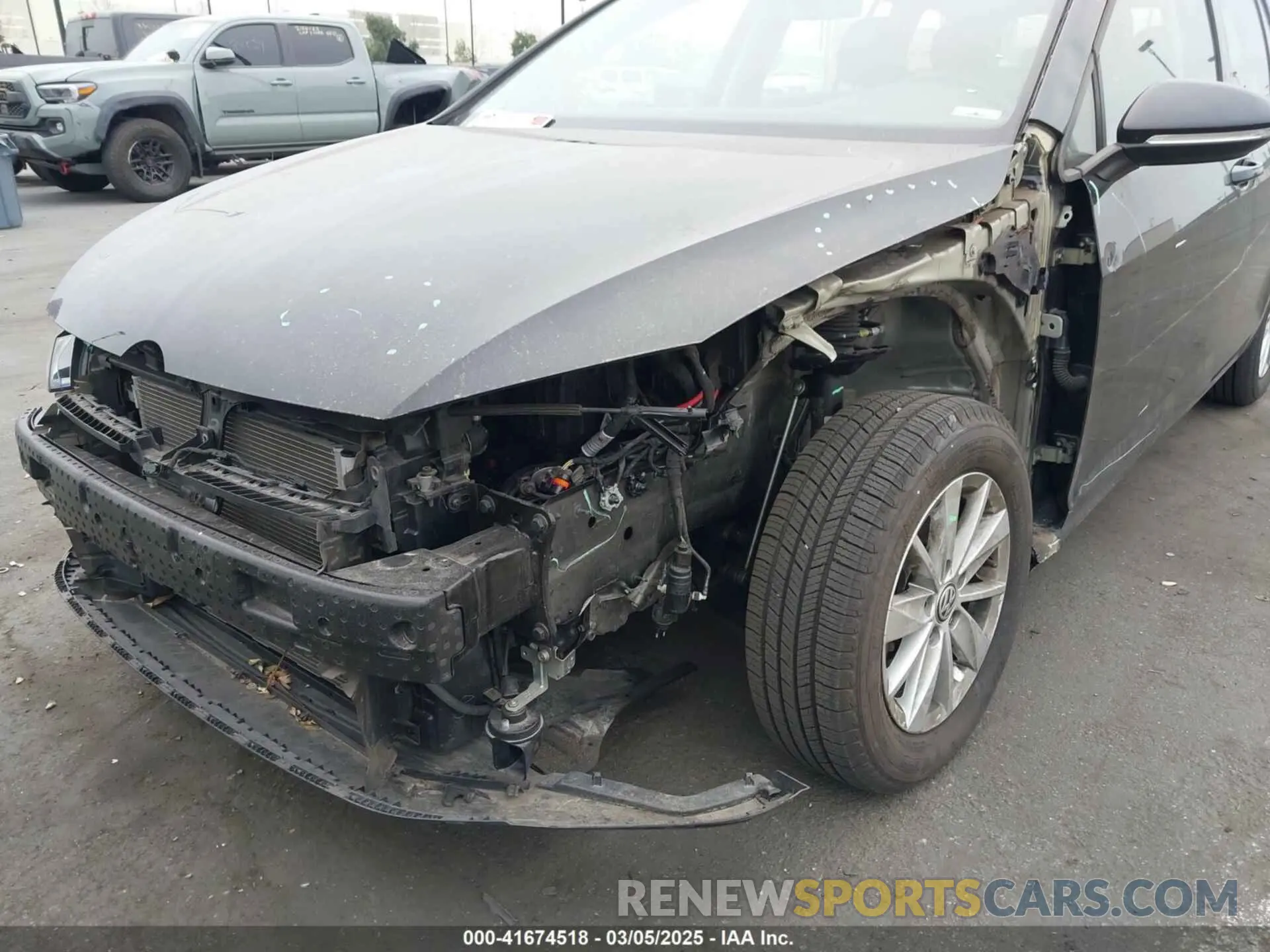 12 fotografías del automóvil dañado 3VWY57AU2KM516226 VOLKSWAGEN GOLF SPORTWAGEN 2019