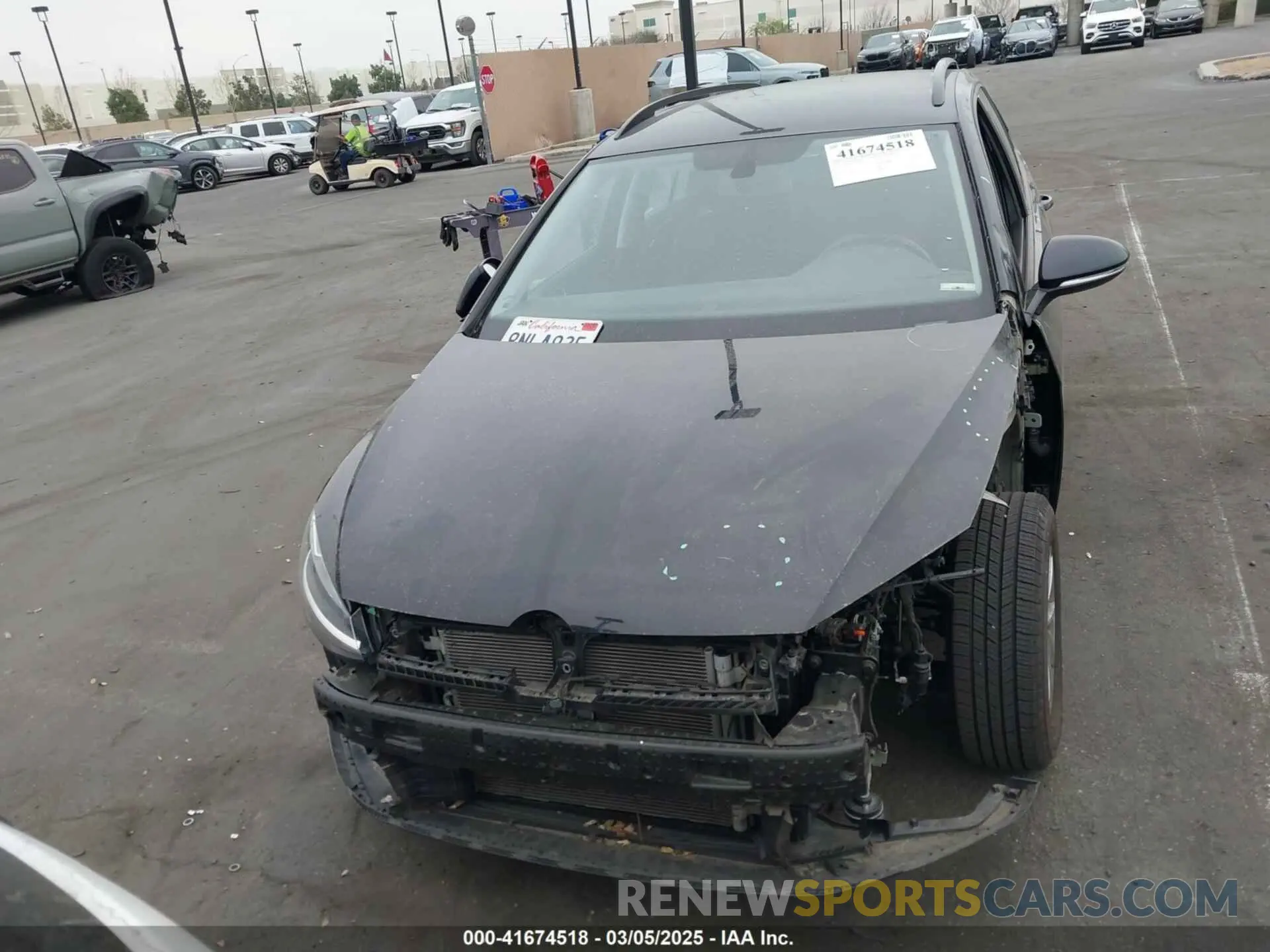13 fotografías del automóvil dañado 3VWY57AU2KM516226 VOLKSWAGEN GOLF SPORTWAGEN 2019