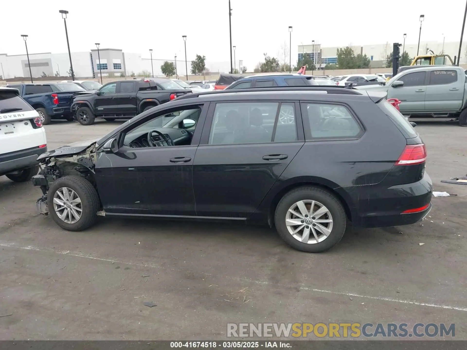 15 fotografías del automóvil dañado 3VWY57AU2KM516226 VOLKSWAGEN GOLF SPORTWAGEN 2019