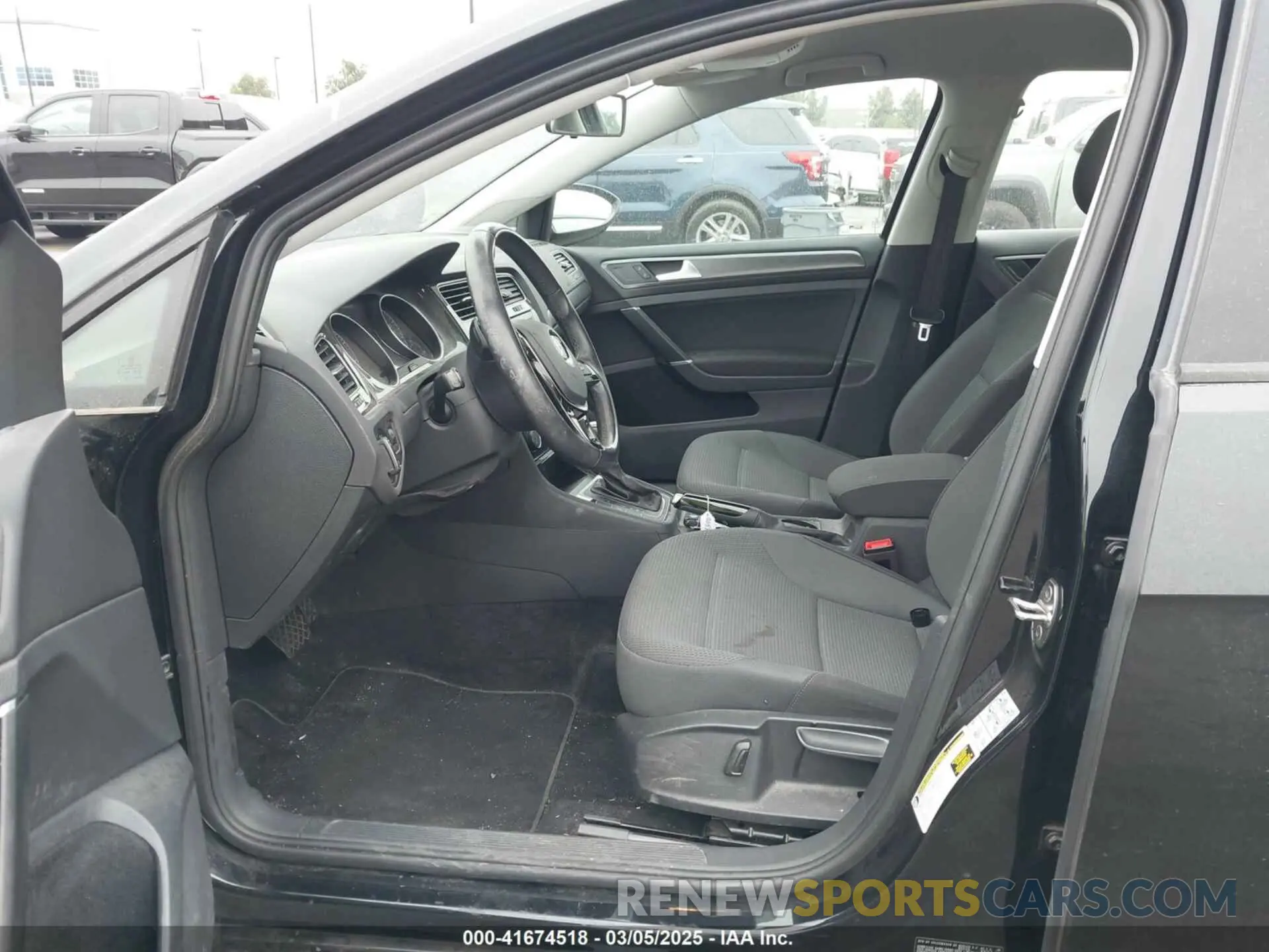 5 fotografías del automóvil dañado 3VWY57AU2KM516226 VOLKSWAGEN GOLF SPORTWAGEN 2019