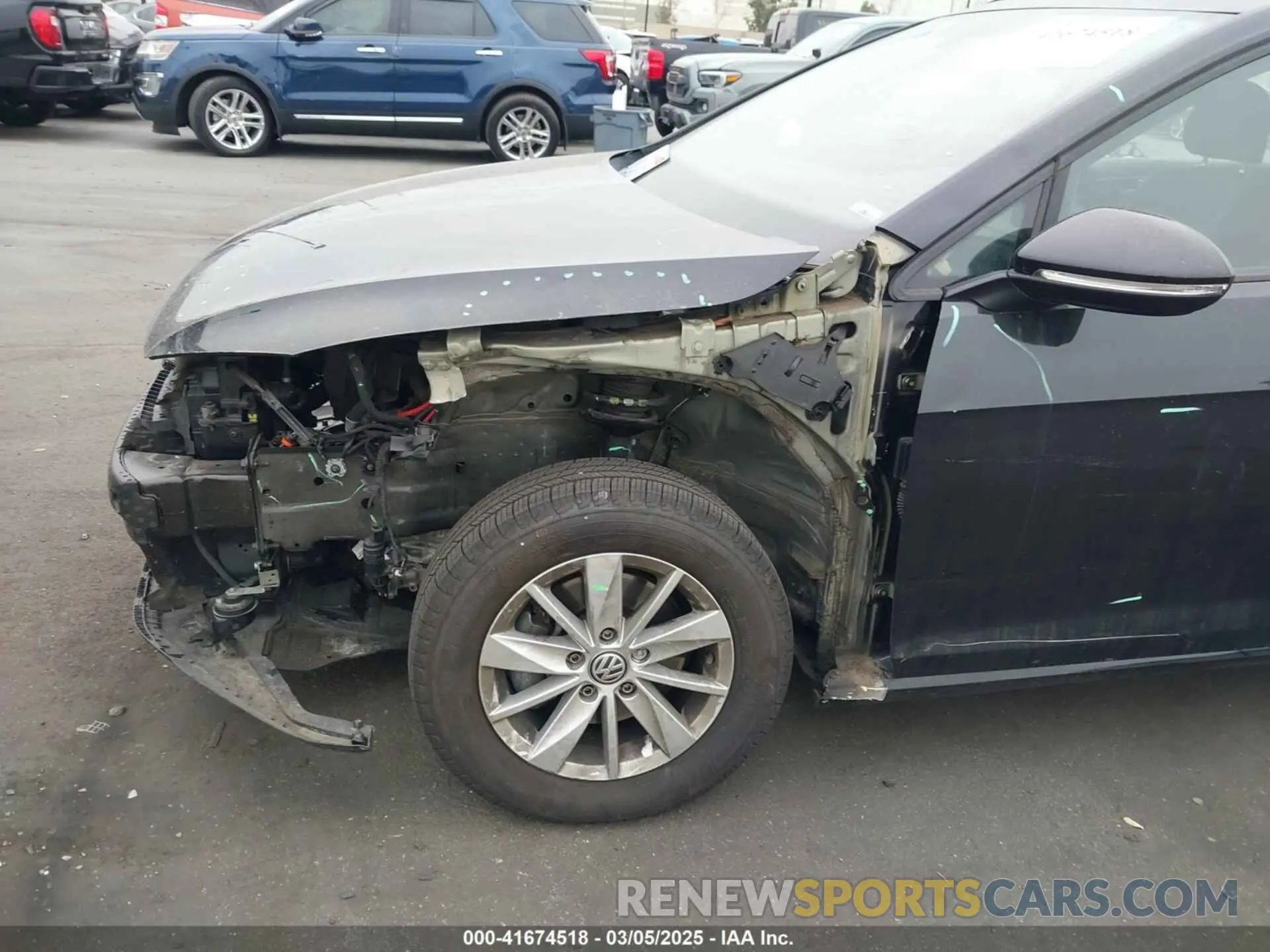 6 fotografías del automóvil dañado 3VWY57AU2KM516226 VOLKSWAGEN GOLF SPORTWAGEN 2019