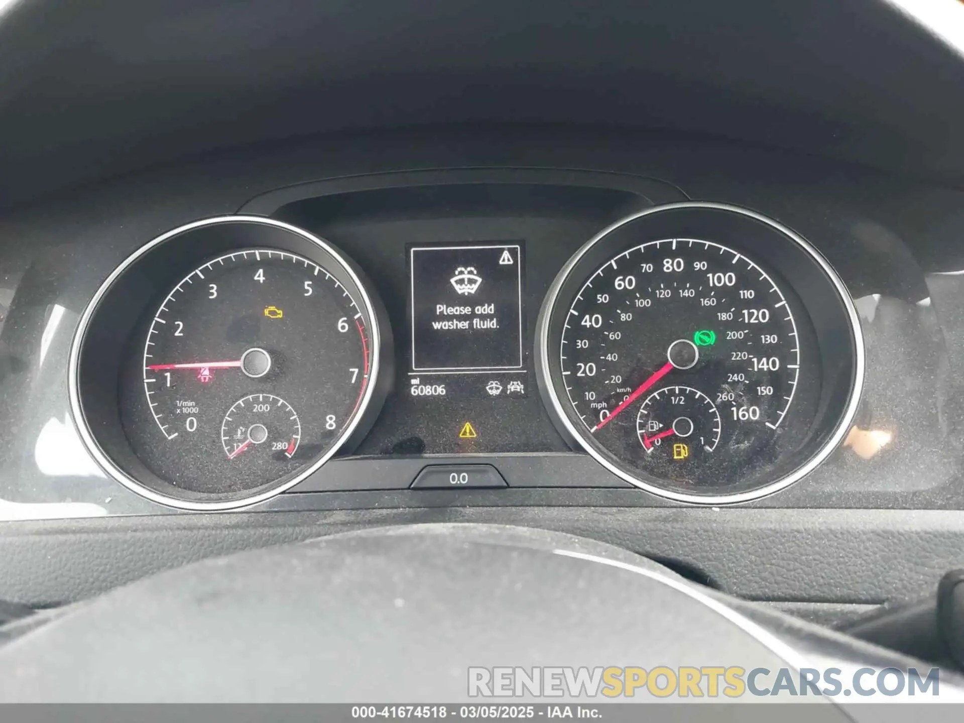 7 fotografías del automóvil dañado 3VWY57AU2KM516226 VOLKSWAGEN GOLF SPORTWAGEN 2019
