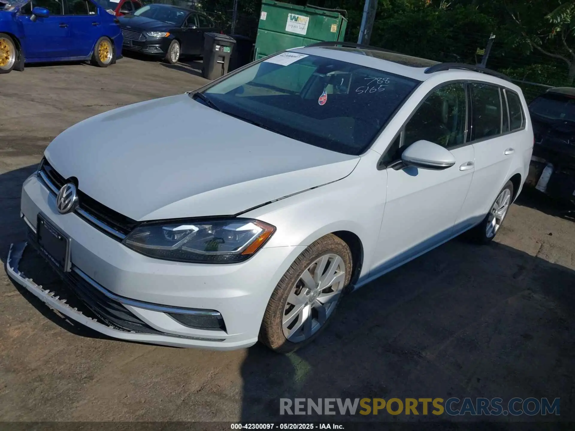 2 fotografías del automóvil dañado 3VWY57AU3KM515165 VOLKSWAGEN GOLF SPORTWAGEN 2019