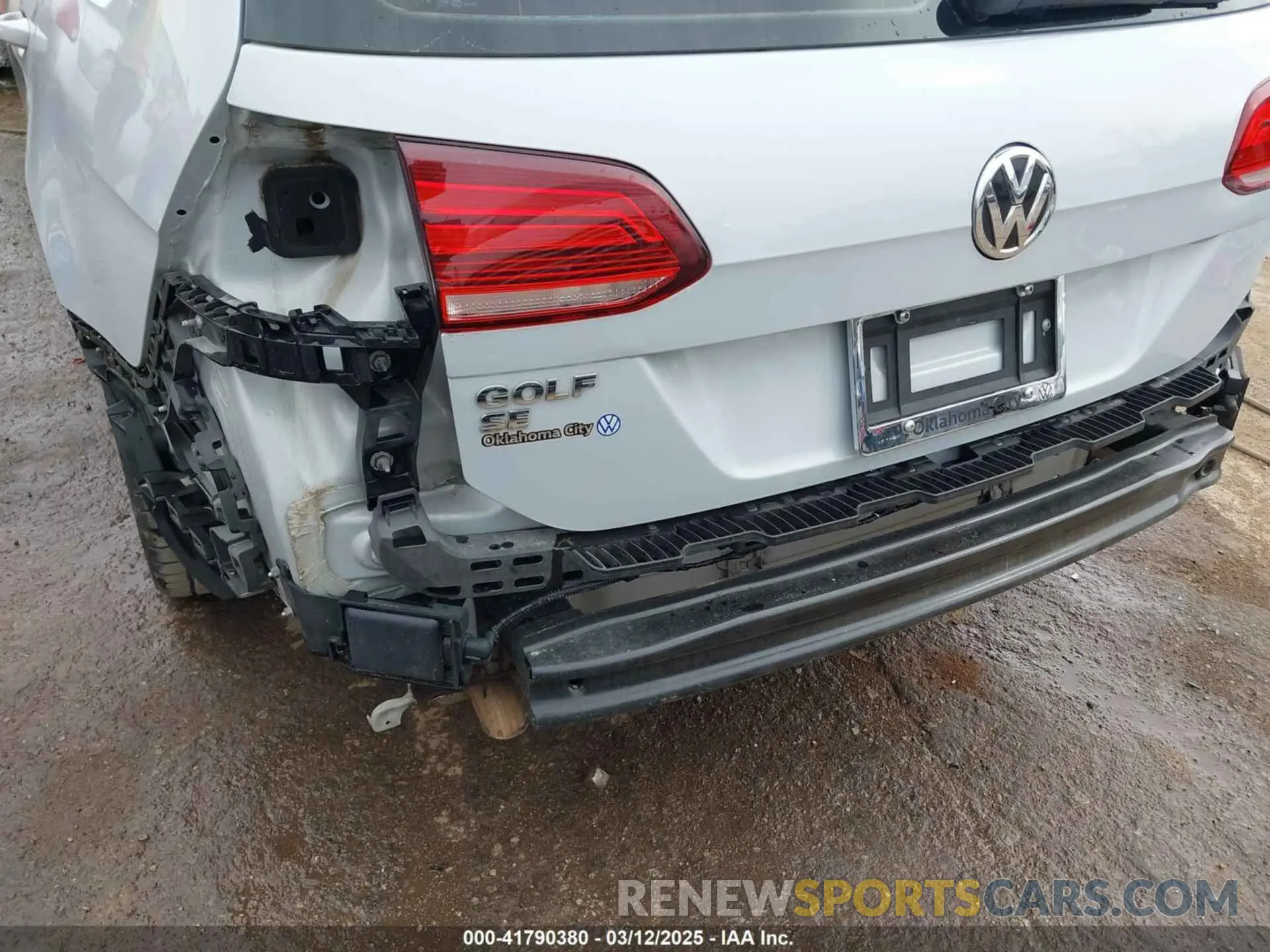 6 fotografías del automóvil dañado 3VWY57AU7KM502547 VOLKSWAGEN GOLF SPORTWAGEN 2019