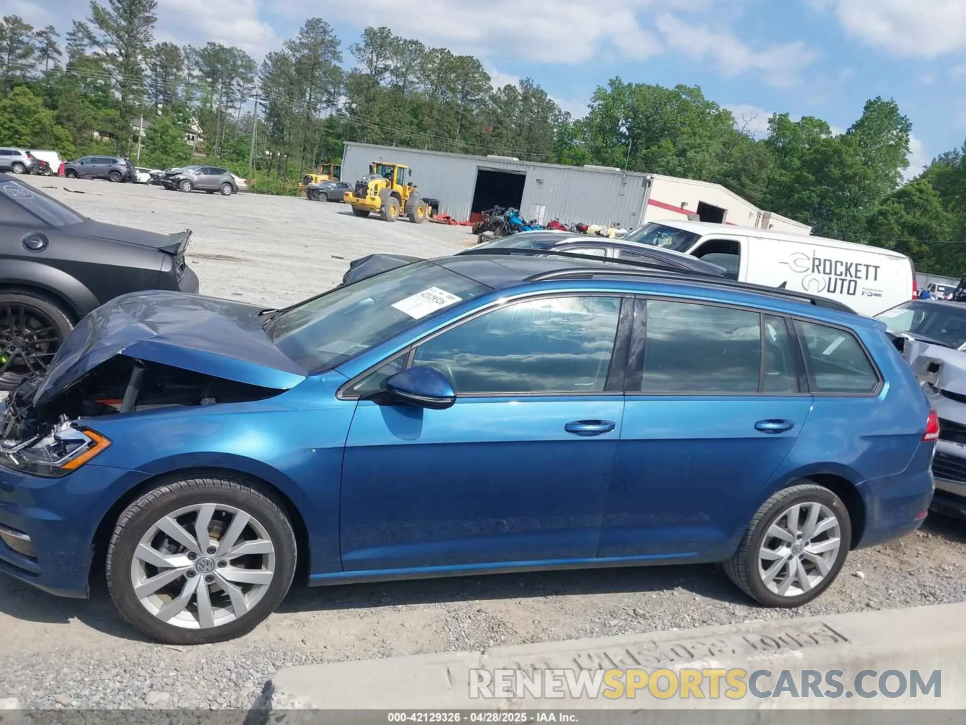 14 fotografías del automóvil dañado 3VWY57AU9KM510861 VOLKSWAGEN GOLF SPORTWAGEN 2019