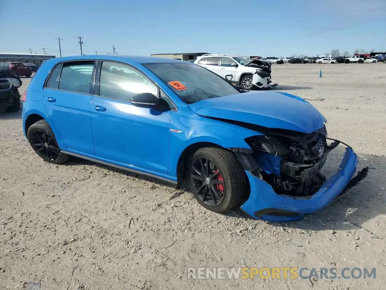 4 fotografías del automóvil dañado 3VW5T7AU8KM008545 VOLKSWAGEN GTI 2019