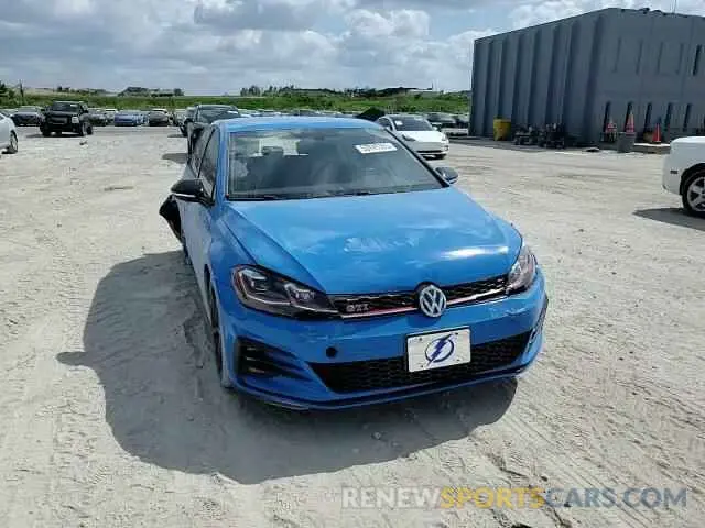 13 fotografías del automóvil dañado 3VW5T7AU8KM015673 VOLKSWAGEN GTI 2019