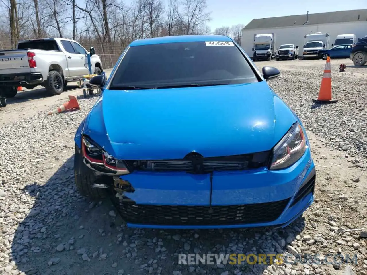 5 fotografías del automóvil dañado 3VW5T7AUXKM010944 VOLKSWAGEN GTI 2019