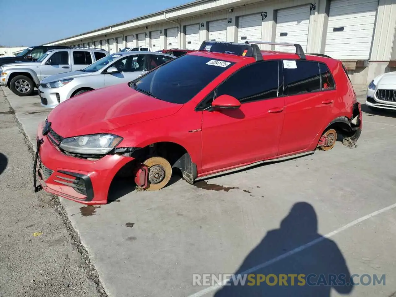 1 fotografías del automóvil dañado 3VW6T7AU0KM019091 VOLKSWAGEN GTI 2019