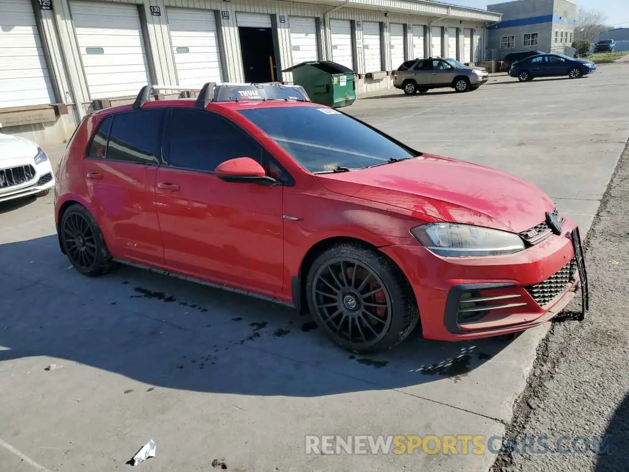 4 fotografías del automóvil dañado 3VW6T7AU0KM019091 VOLKSWAGEN GTI 2019