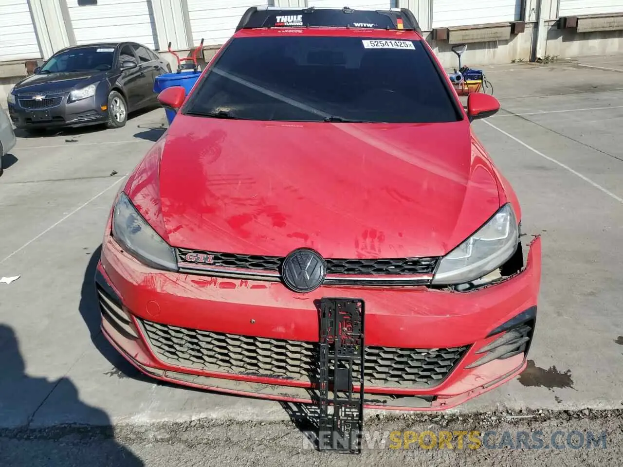 5 fotografías del automóvil dañado 3VW6T7AU0KM019091 VOLKSWAGEN GTI 2019