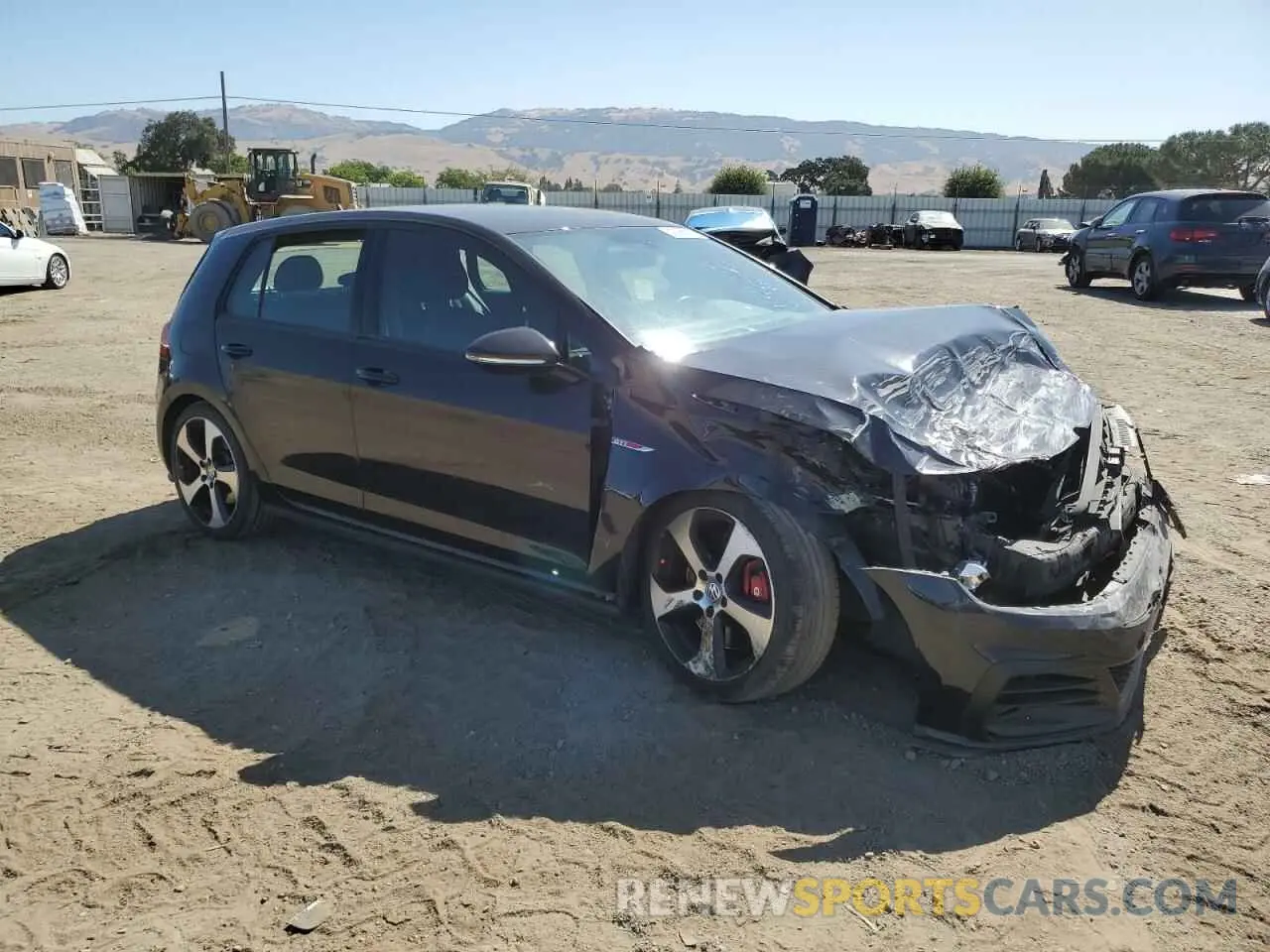 4 fotografías del automóvil dañado 3VW6T7AU1KM009461 VOLKSWAGEN GTI 2019