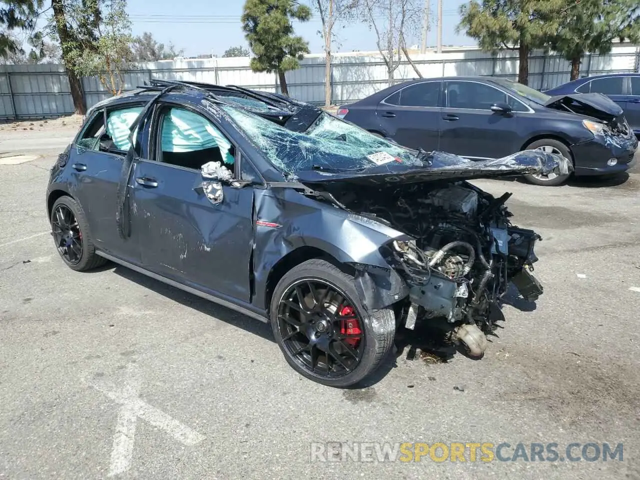 4 fotografías del automóvil dañado 3VW6T7AU1KM014286 VOLKSWAGEN GTI 2019