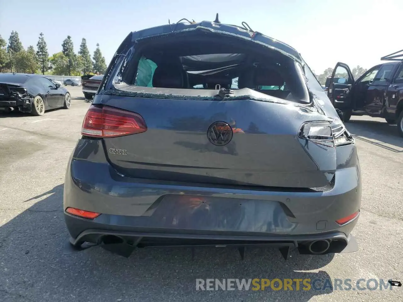 6 fotografías del automóvil dañado 3VW6T7AU1KM014286 VOLKSWAGEN GTI 2019