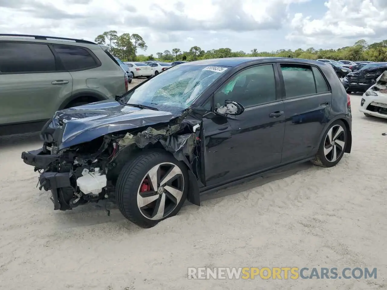 1 fotografías del automóvil dañado 3VW6T7AU3KM002222 VOLKSWAGEN GTI 2019