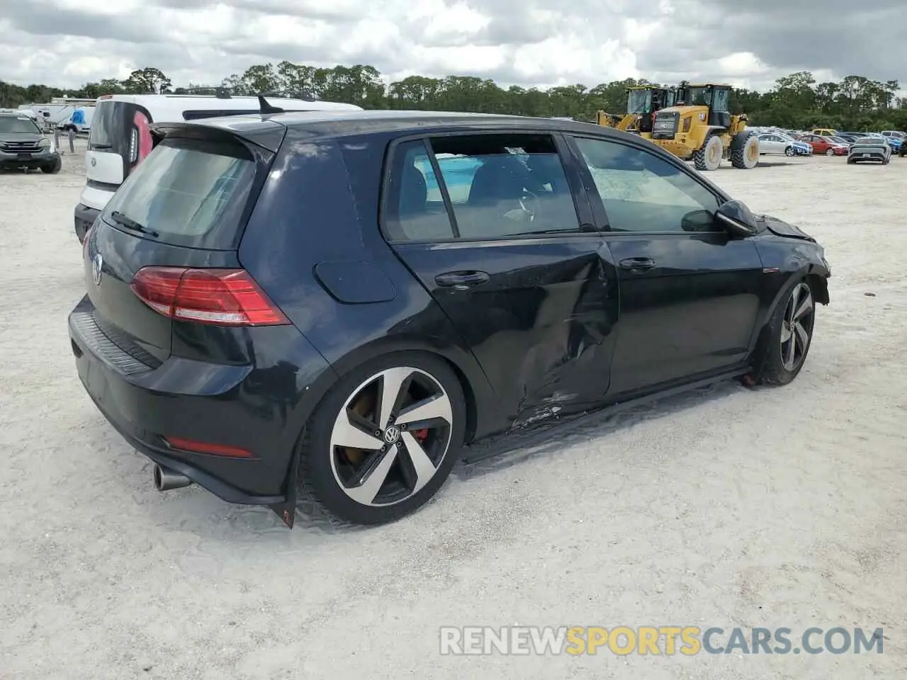 3 fotografías del automóvil dañado 3VW6T7AU3KM002222 VOLKSWAGEN GTI 2019