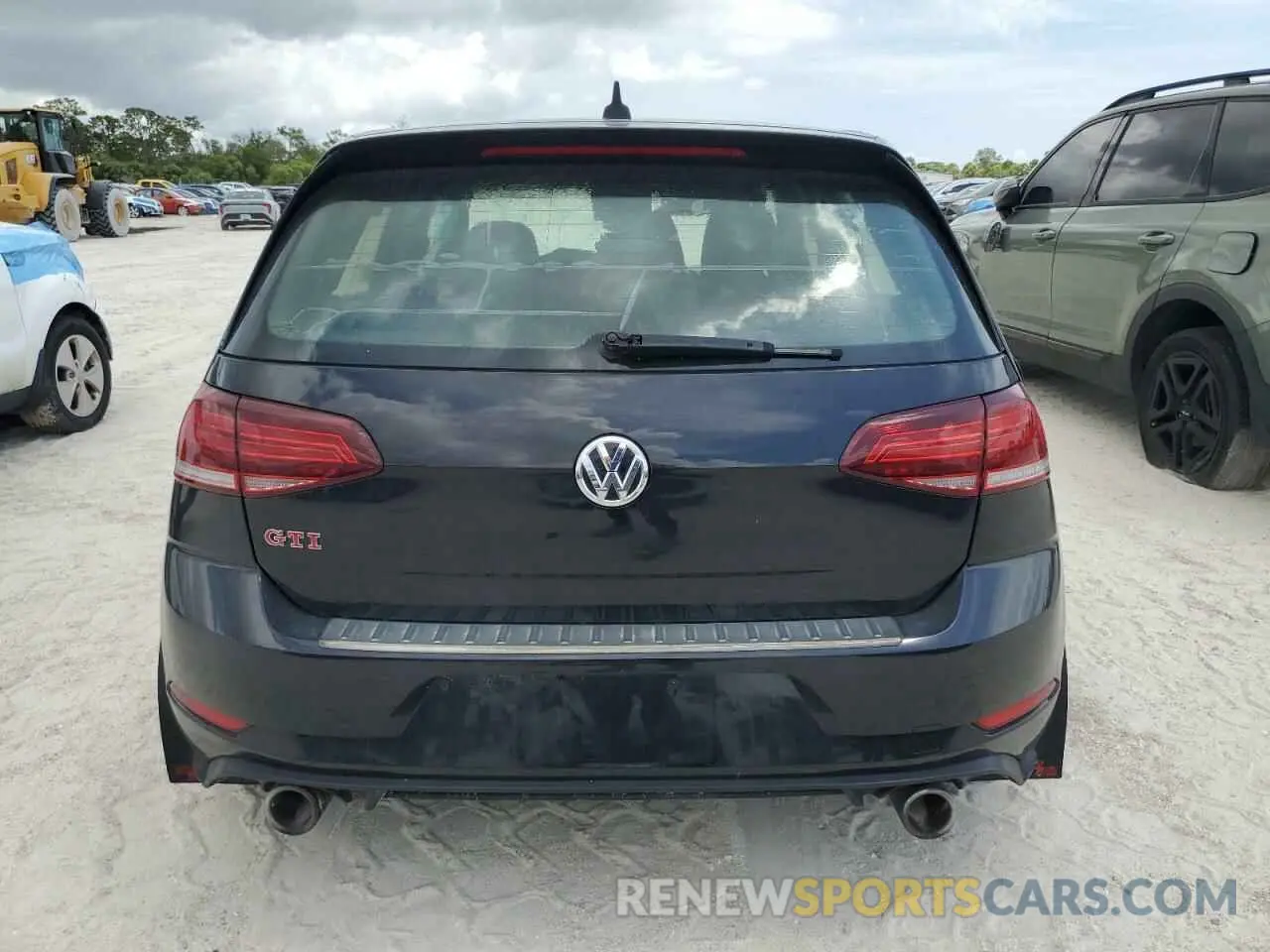 6 fotografías del automóvil dañado 3VW6T7AU3KM002222 VOLKSWAGEN GTI 2019