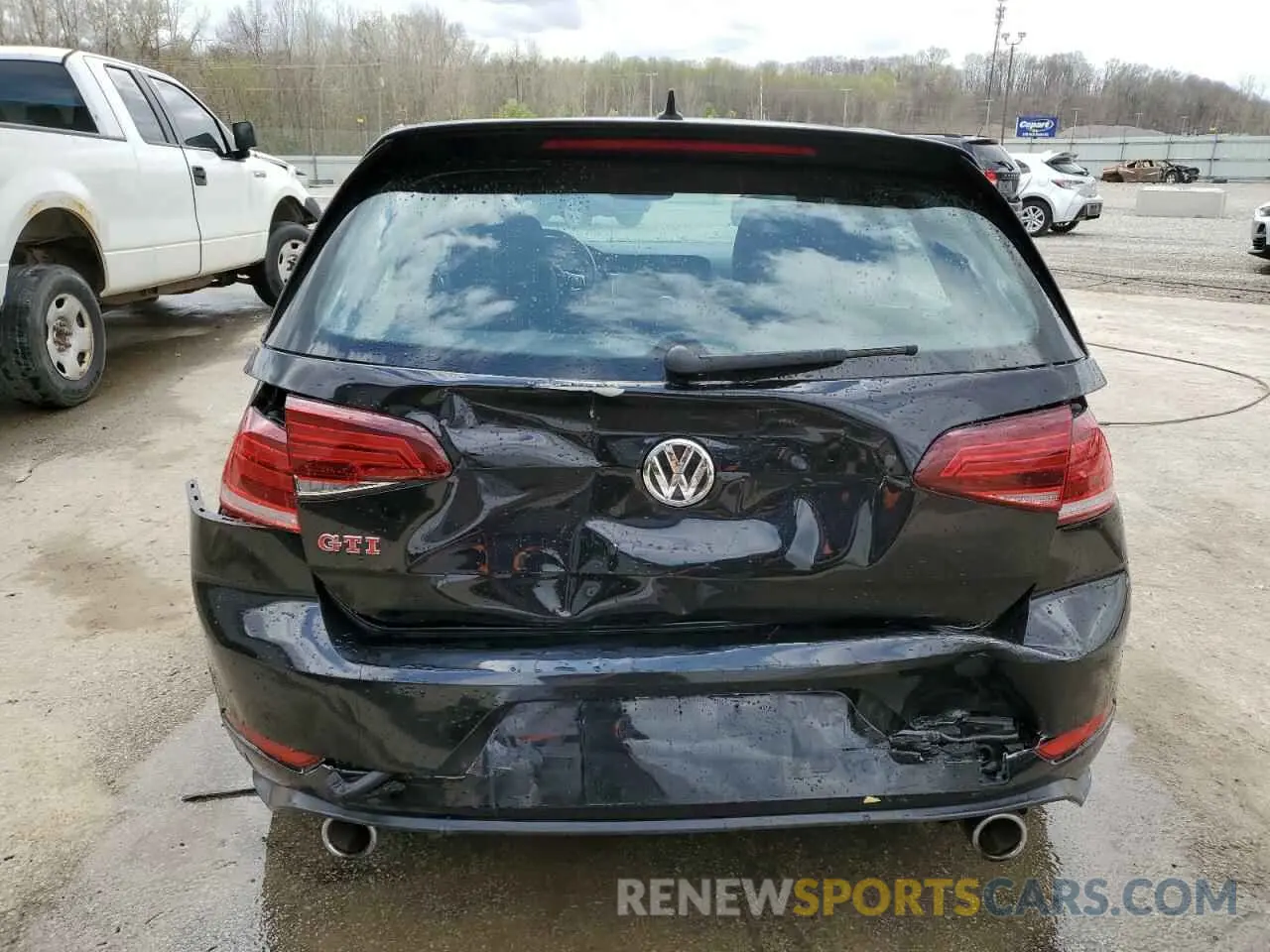 6 fotografías del automóvil dañado 3VW6T7AU6KM027387 VOLKSWAGEN GTI 2019