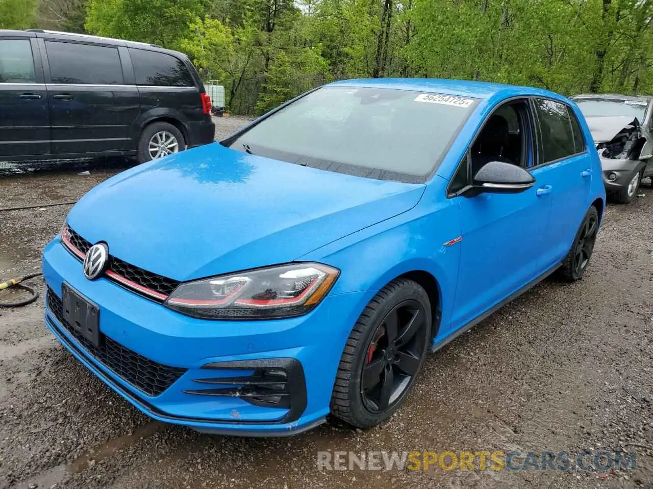 1 fotografías del automóvil dañado 3VW6T7AUXKM016943 VOLKSWAGEN GTI 2019