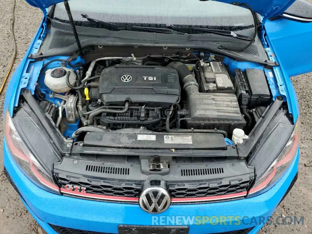 11 fotografías del automóvil dañado 3VW6T7AUXKM016943 VOLKSWAGEN GTI 2019