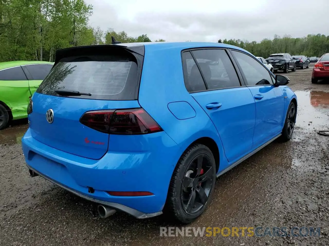 3 fotografías del automóvil dañado 3VW6T7AUXKM016943 VOLKSWAGEN GTI 2019