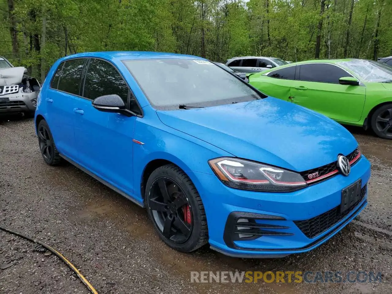 4 fotografías del automóvil dañado 3VW6T7AUXKM016943 VOLKSWAGEN GTI 2019