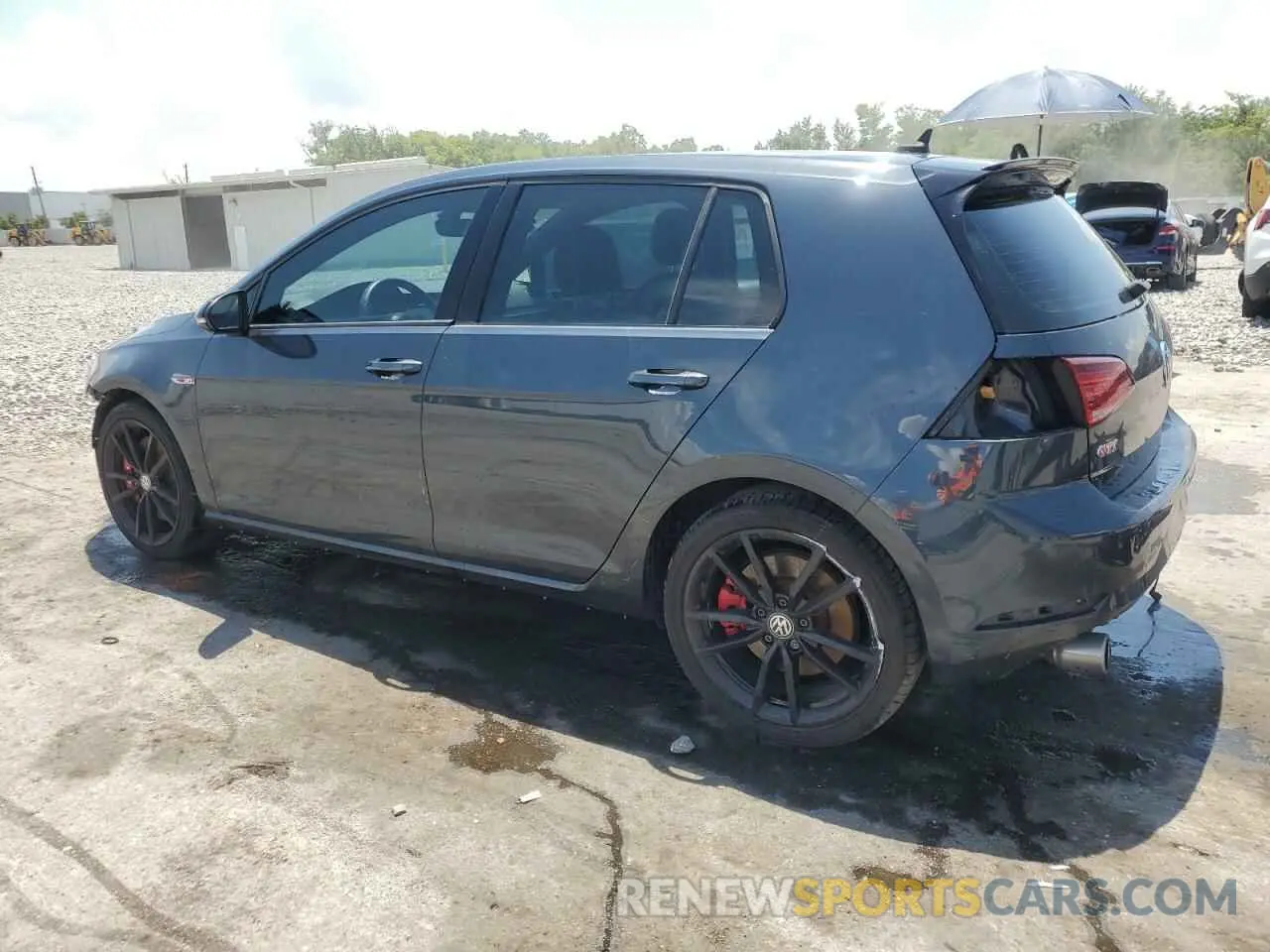 2 fotografías del automóvil dañado 3VW5T7AUXMM008260 VOLKSWAGEN GTI 2021