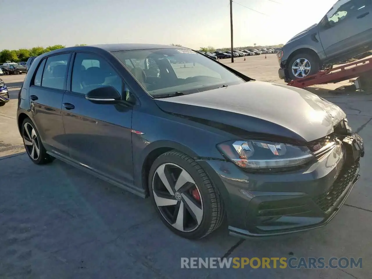 4 fotografías del automóvil dañado 3VW6T7AU5MM008171 VOLKSWAGEN GTI 2021