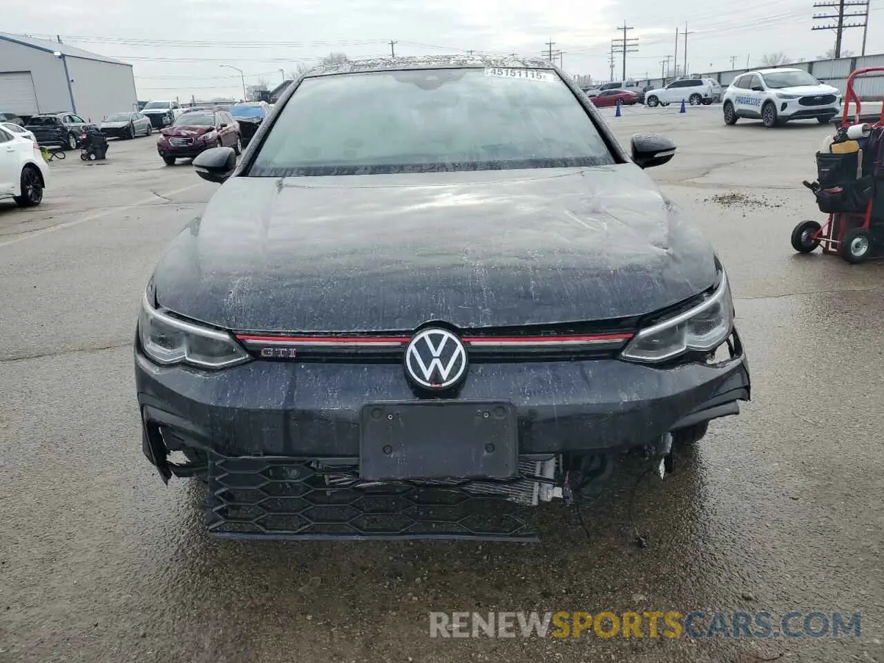 5 fotografías del automóvil dañado WVW487CD4NW199608 VOLKSWAGEN GTI SE 2022