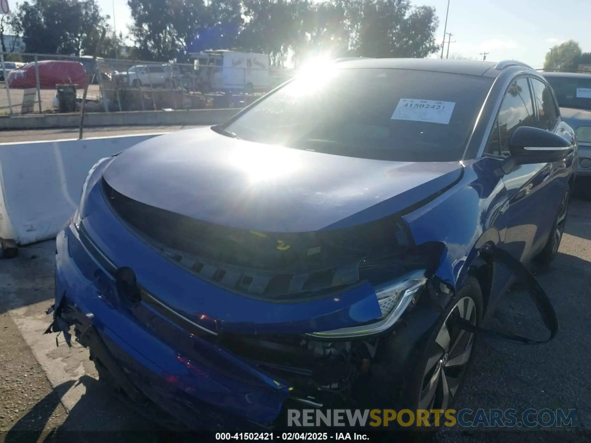 6 fotografías del automóvil dañado WVGDMPE22MP022714 VOLKSWAGEN ID.4 2021