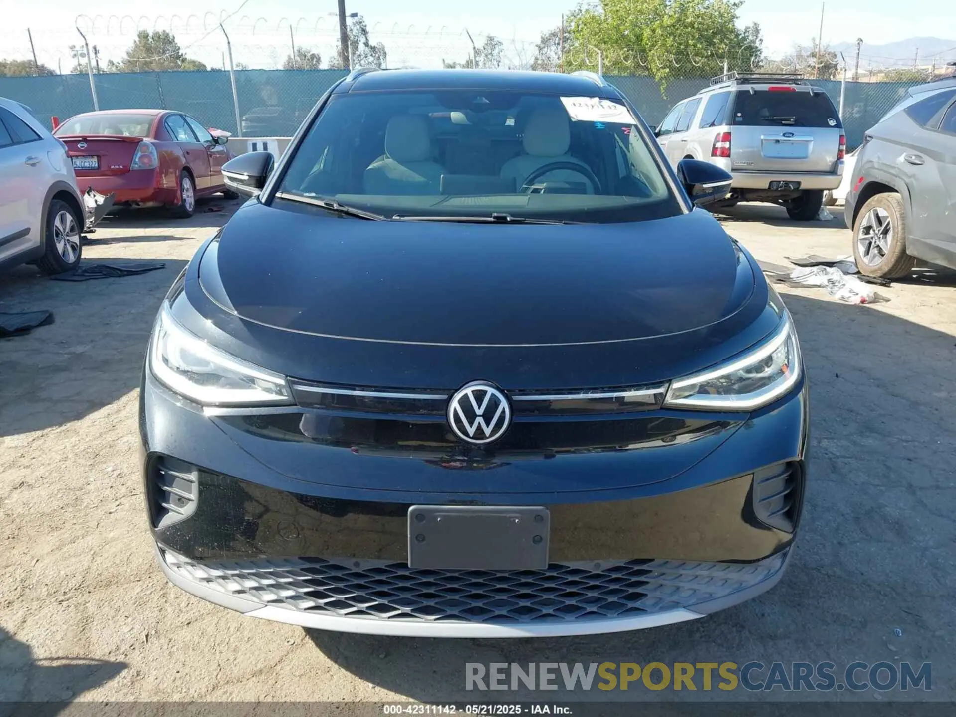 12 fotografías del automóvil dañado WVGKMPE25MP059022 VOLKSWAGEN ID.4 2021