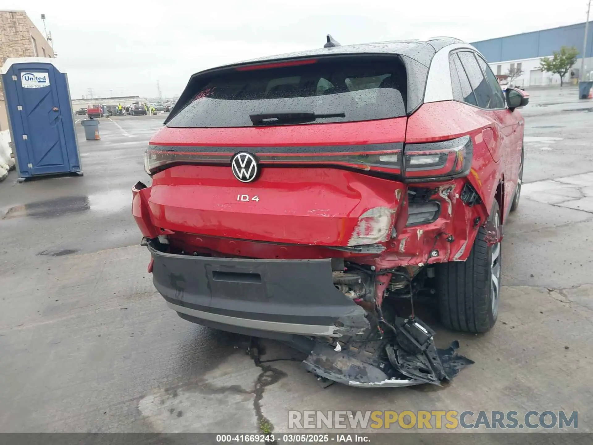 6 fotografías del automóvil dañado WVGKMPE29MP060478 VOLKSWAGEN ID.4 2021