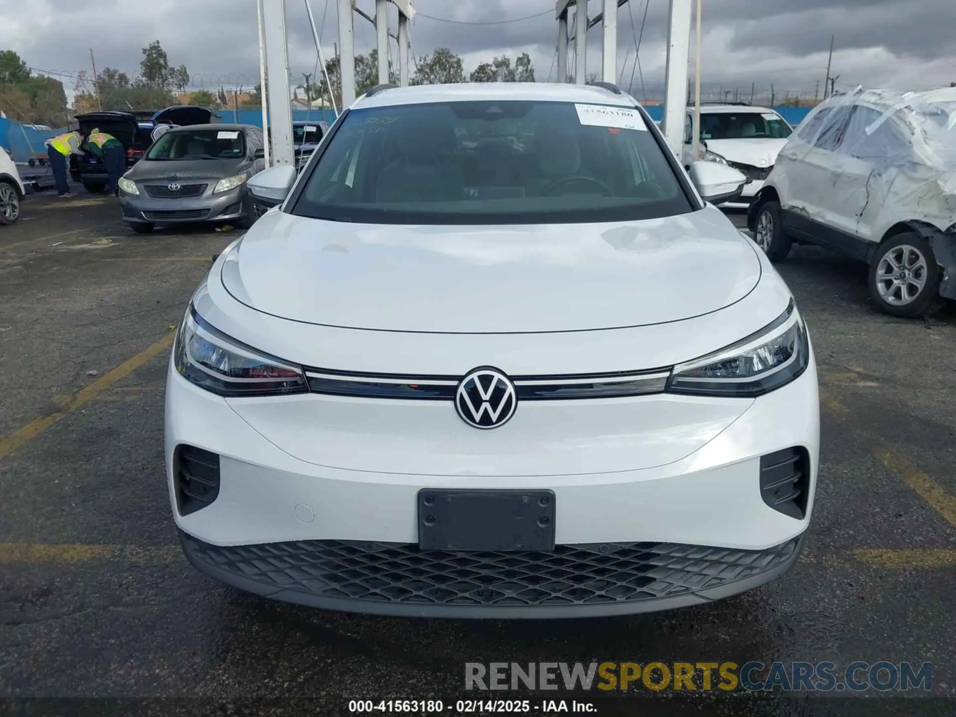 12 fotografías del automóvil dañado WVGRMPE21MP039428 VOLKSWAGEN ID.4 2021
