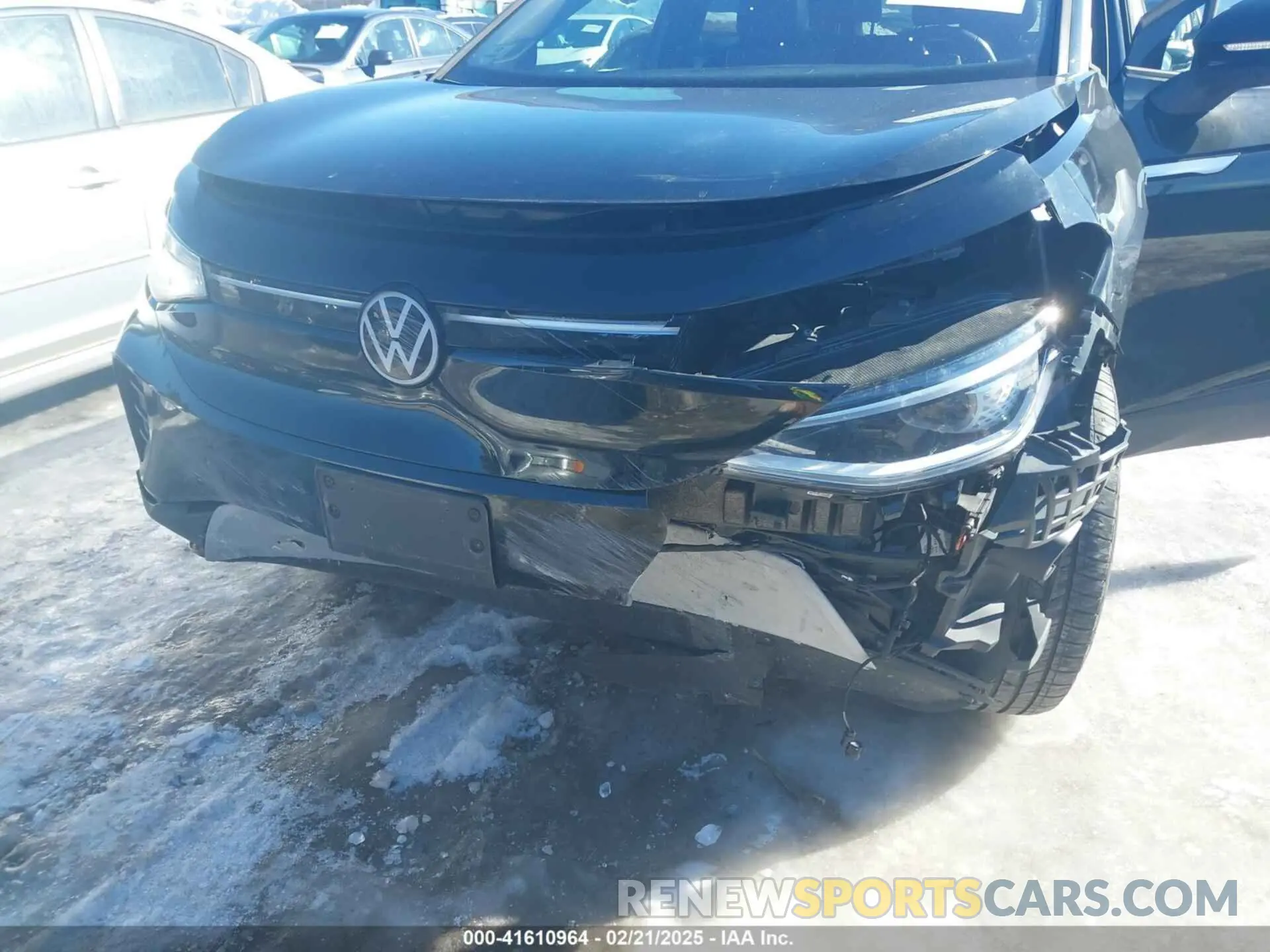 6 fotografías del automóvil dañado WVGUNPE25MP057812 VOLKSWAGEN ID.4 2021