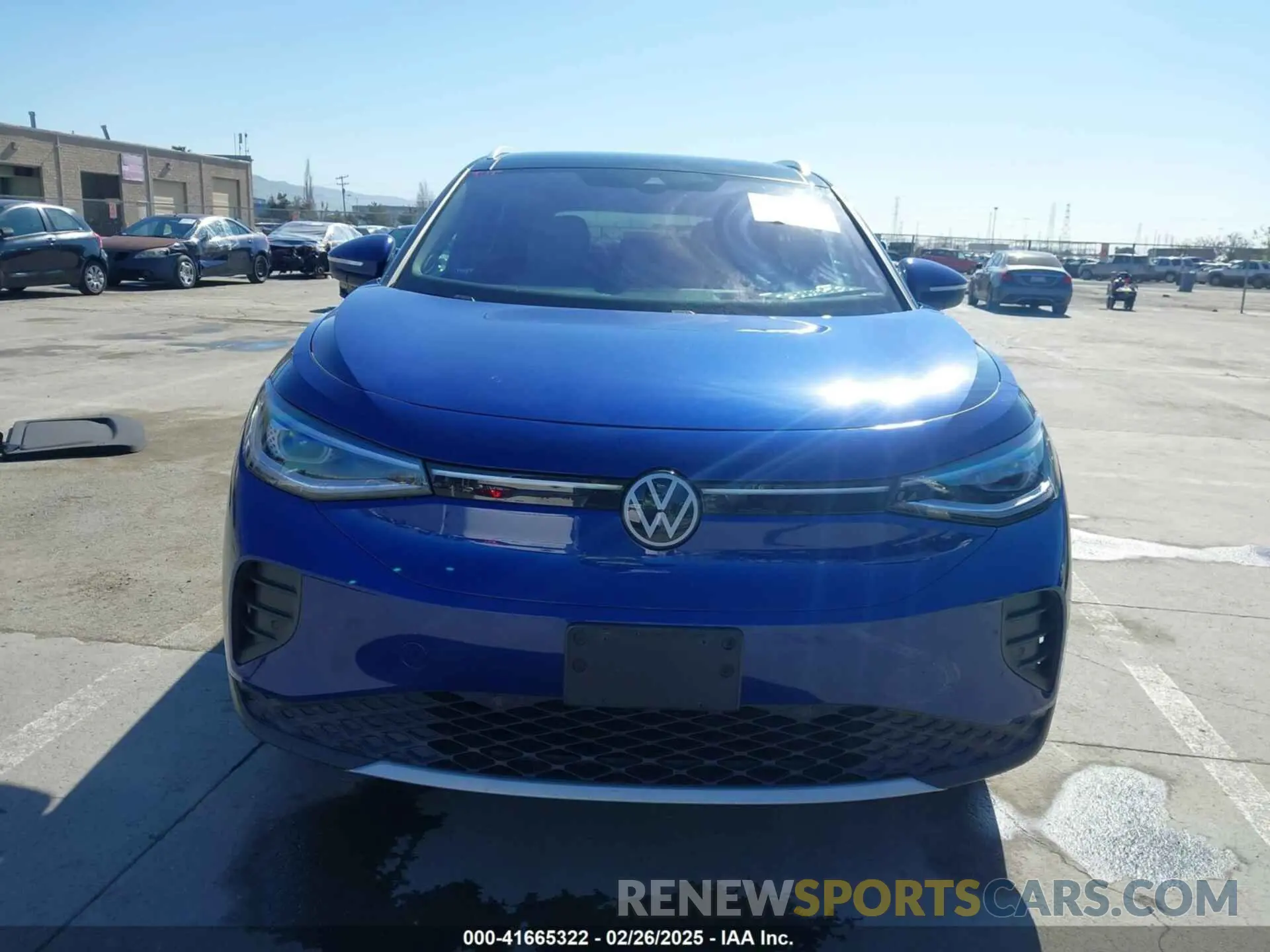 13 fotografías del automóvil dañado WVGUNPE2XMP057515 VOLKSWAGEN ID.4 2021