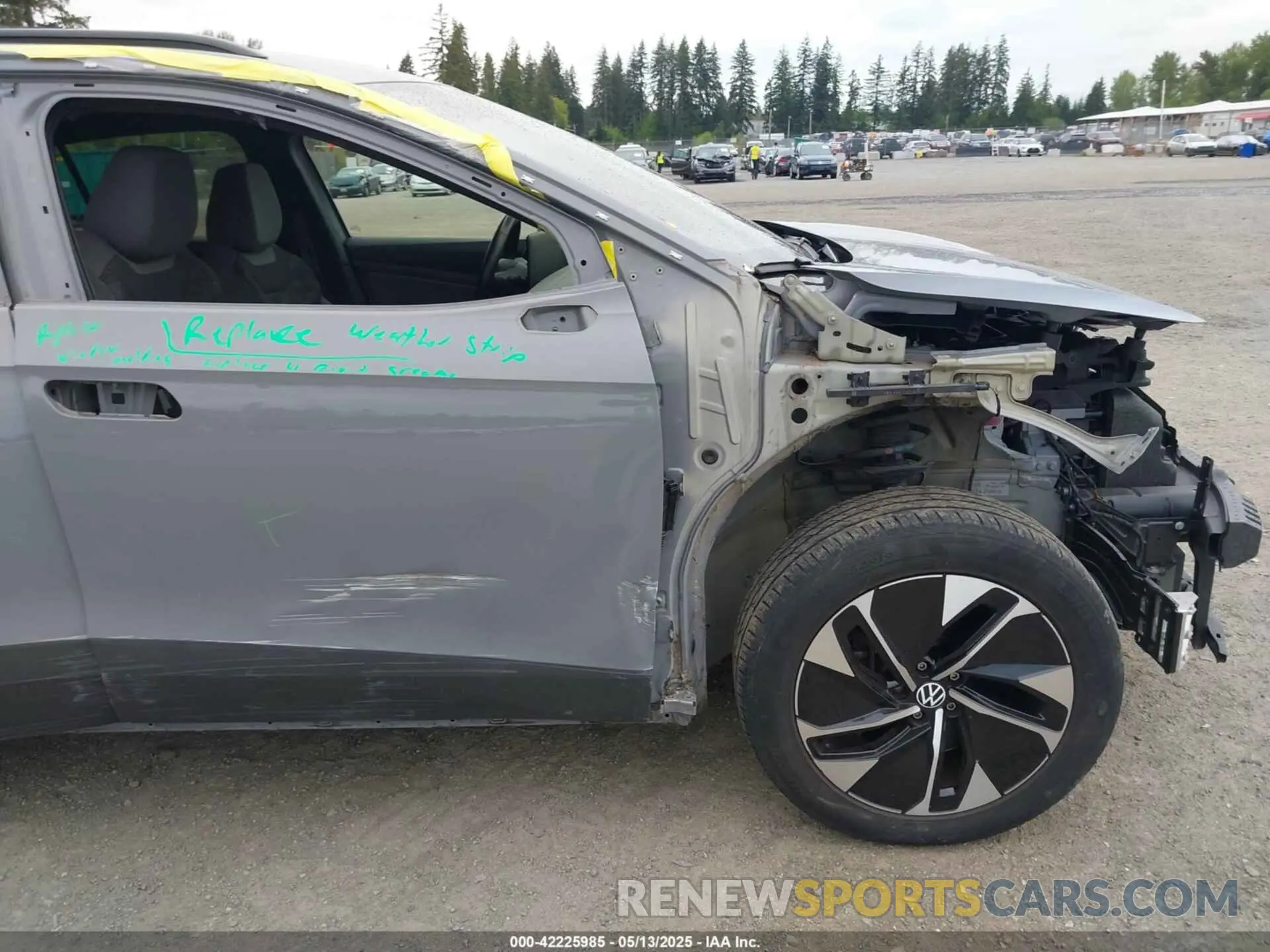 6 fotografías del automóvil dañado WVGJNPE2XNP038869 VOLKSWAGEN ID.4 2022