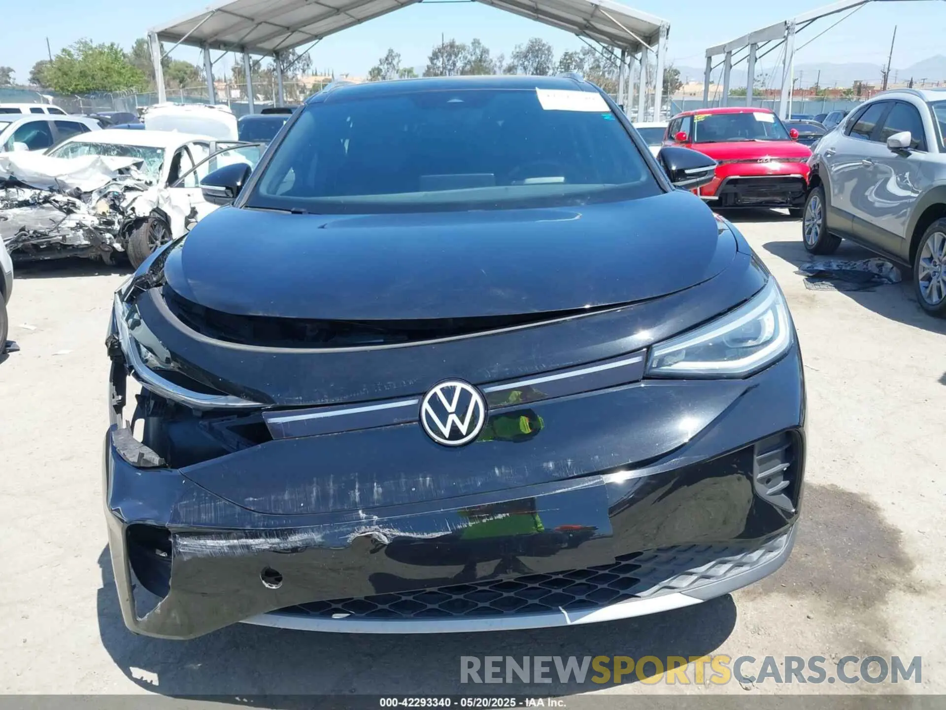 12 fotografías del automóvil dañado WVGKMPE23NP071171 VOLKSWAGEN ID.4 2022