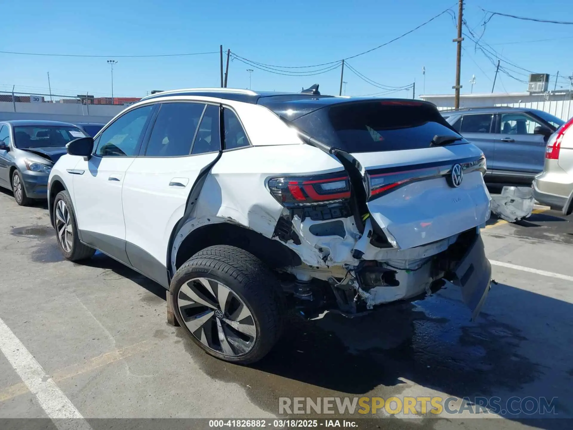 6 fotografías del automóvil dañado WVGKMPE27NP071058 VOLKSWAGEN ID.4 2022