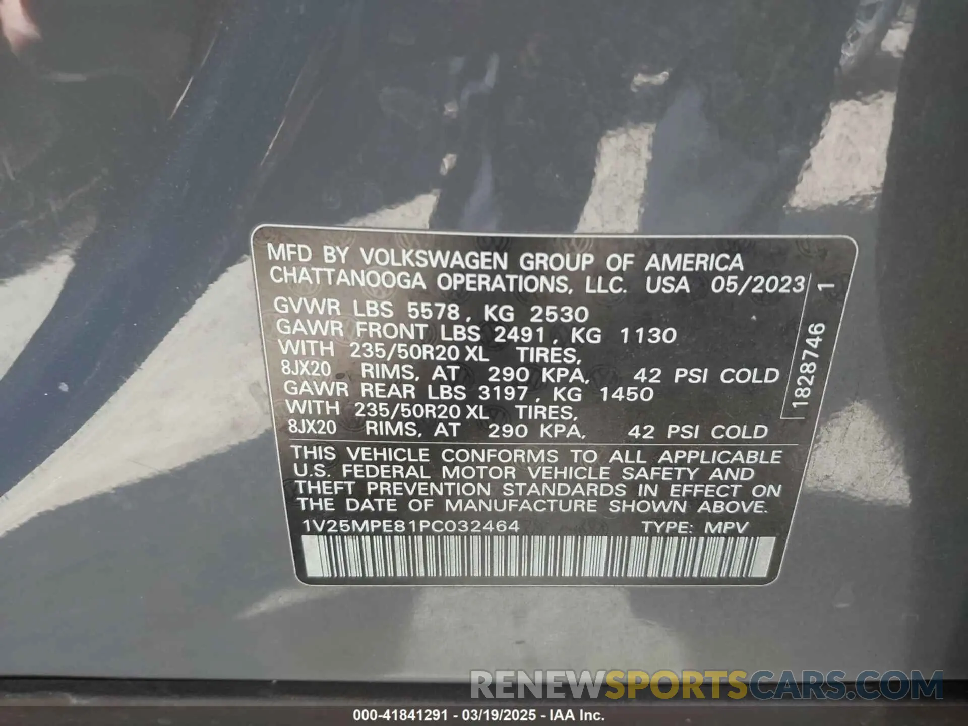 9 fotografías del automóvil dañado 1V25MPE81PC032464 VOLKSWAGEN ID.4 2023