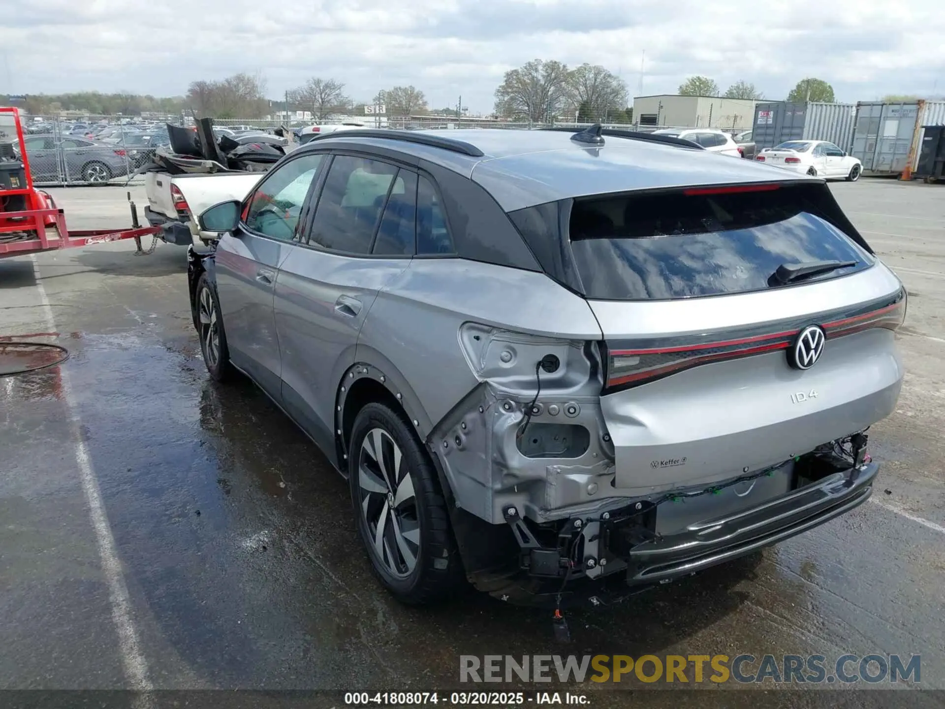 3 fotografías del automóvil dañado 1V2CMPE88PC054632 VOLKSWAGEN ID.4 2023