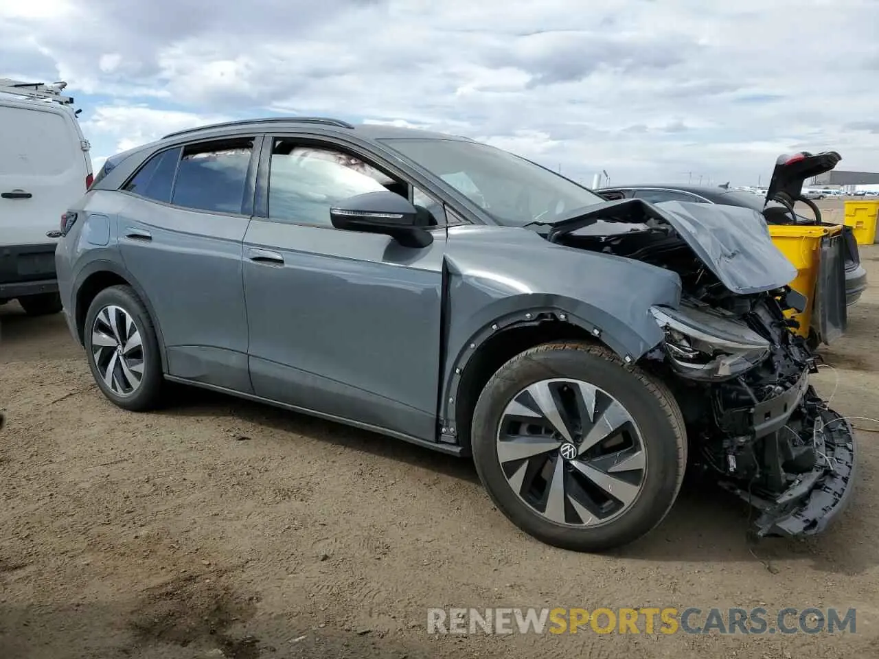 4 fotografías del automóvil dañado 1V2BMPE81RC021096 VOLKSWAGEN ID.4 2024