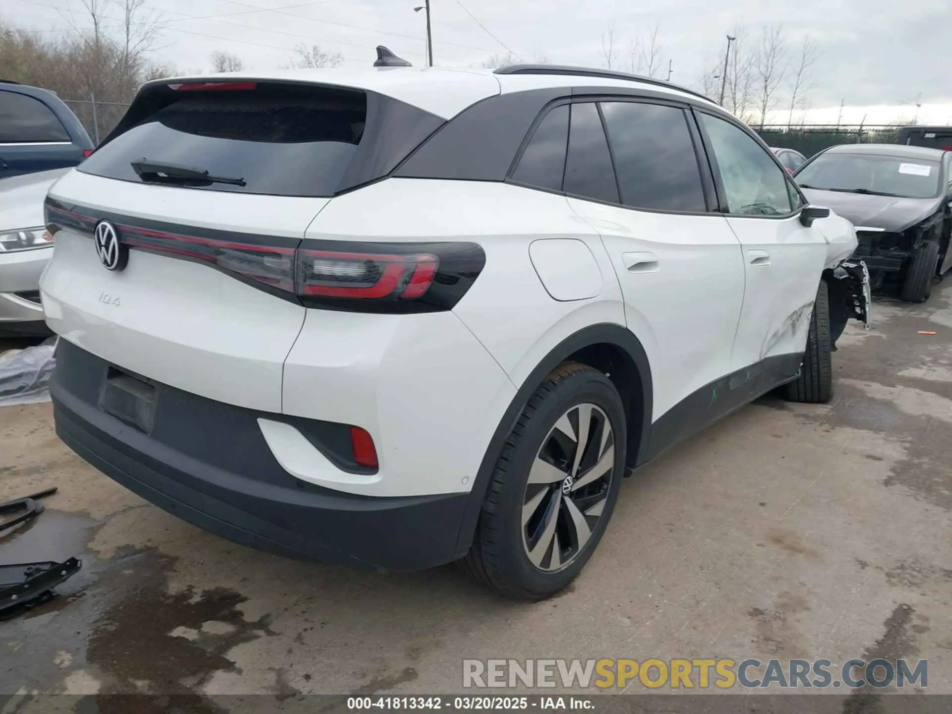 4 fotografías del automóvil dañado 1V2BMPE85RC017407 VOLKSWAGEN ID.4 2024
